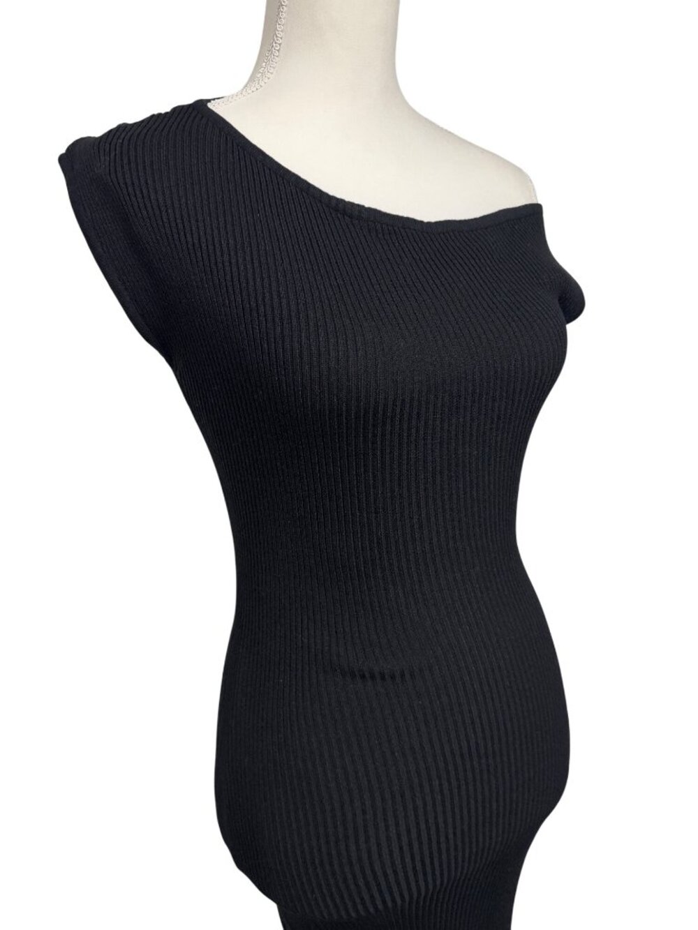 4th & Reckless Nyola Knit Dress in Black XSmall New Womens Maxi Long Gown - Picture 5 of 9